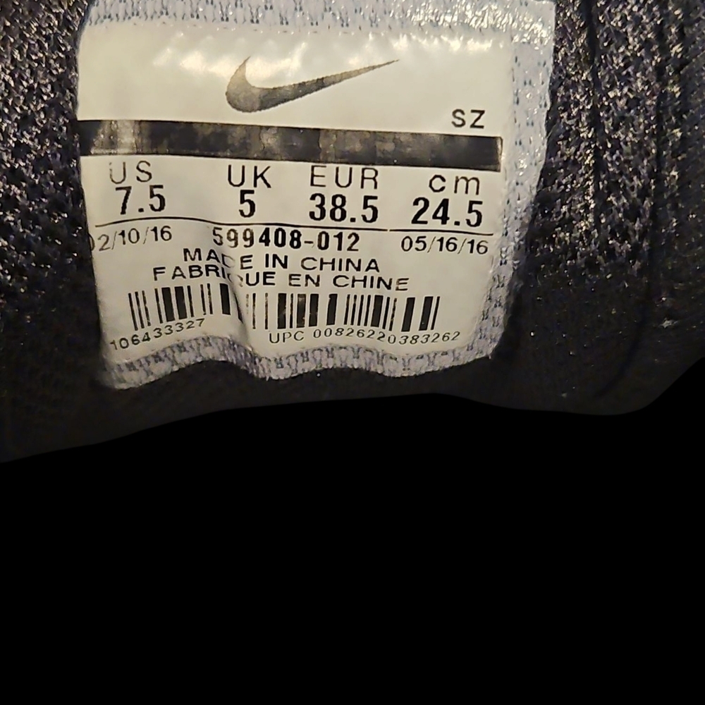 Nike Air Max Thea N7 Black/White Camo Sneakers - Picture 4 of 6